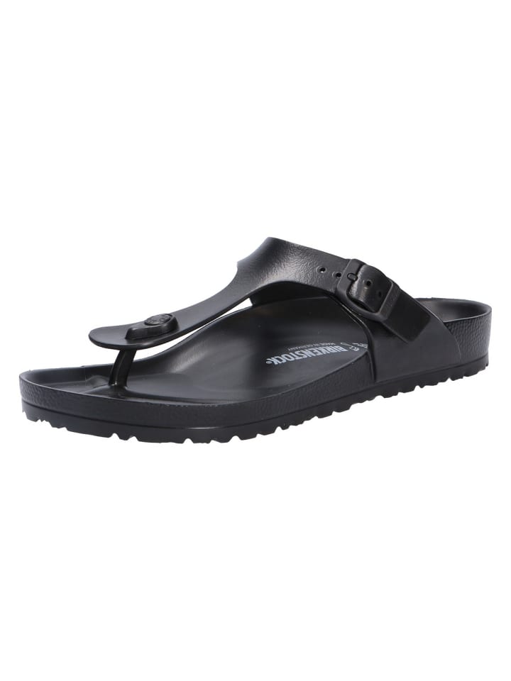 

Мюли Birkenstock Tieffußbett Pantolette GIZEH EVA, черный