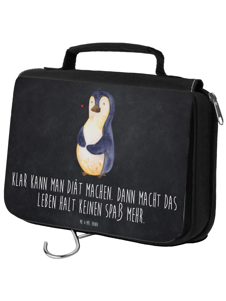 

Mr. & Mrs. Panda Косметичка с надписью «Пингвинья диета» на меловой доске