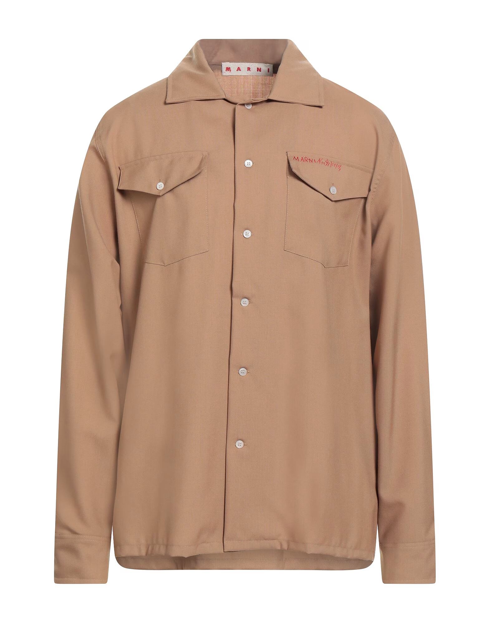 

Рубашка Marni, коричневый