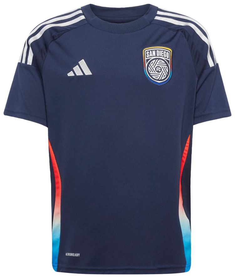 

Домашняя майка Adidas San Diego FC 25/26 темно-синего цвета
