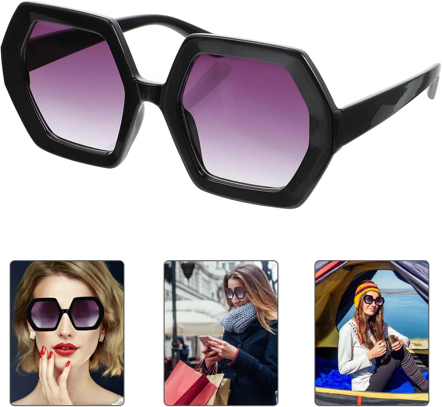 

Стильные женские солнцезащитные очки Beaupretty с геометрическим рисунком, черная оправа, серые линзы, защита от УФ-излучения, аксессуары для вечеринок и пляжа