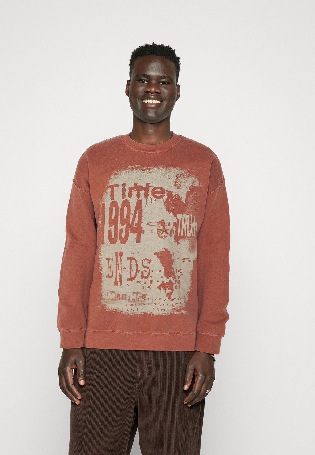 

Толстовка Truth Spray Unisex BDG Urban Outfitters, цвет rust