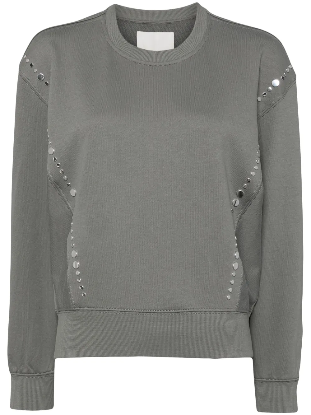 

Толстовка с заклепками 3.1 Phillip Lim, серый