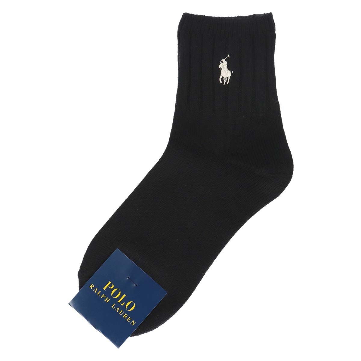 Новые низкие носки с вышивкой в одну точку. Polo Ralph Lauren, 98. Black — фото 2