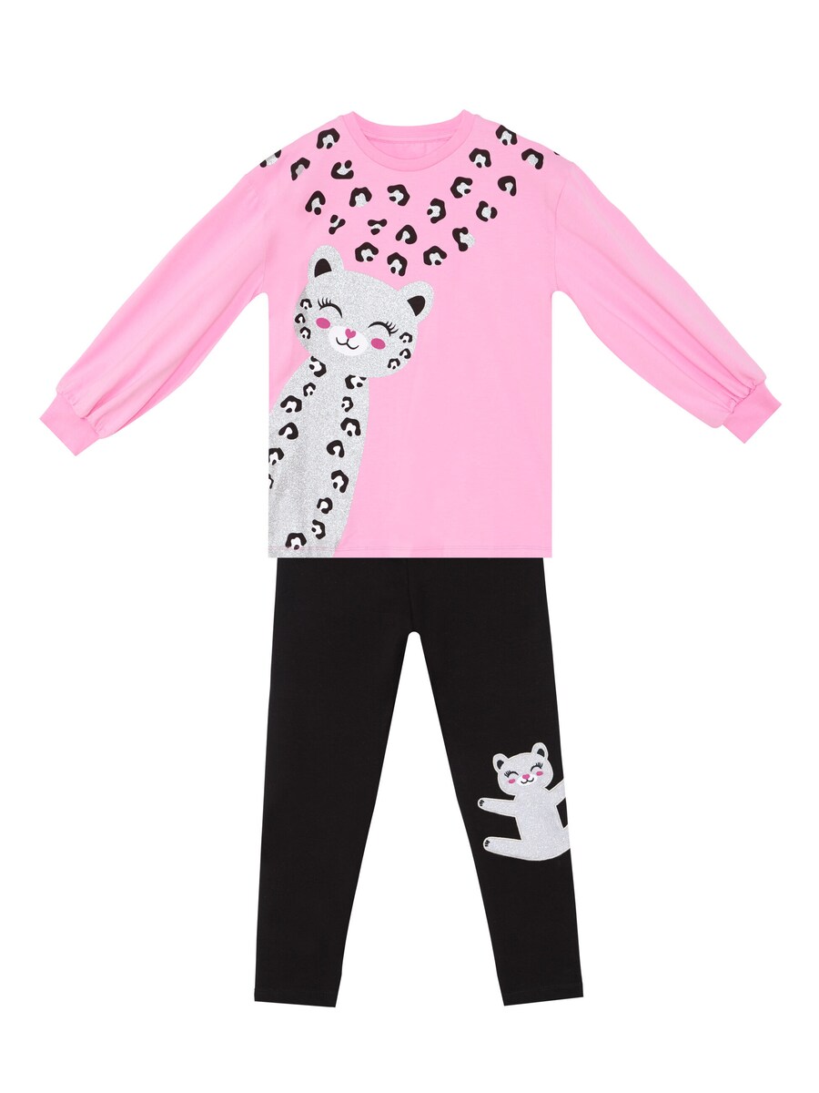 

Спортивный костюм Denokids Glitter Leo, розовый