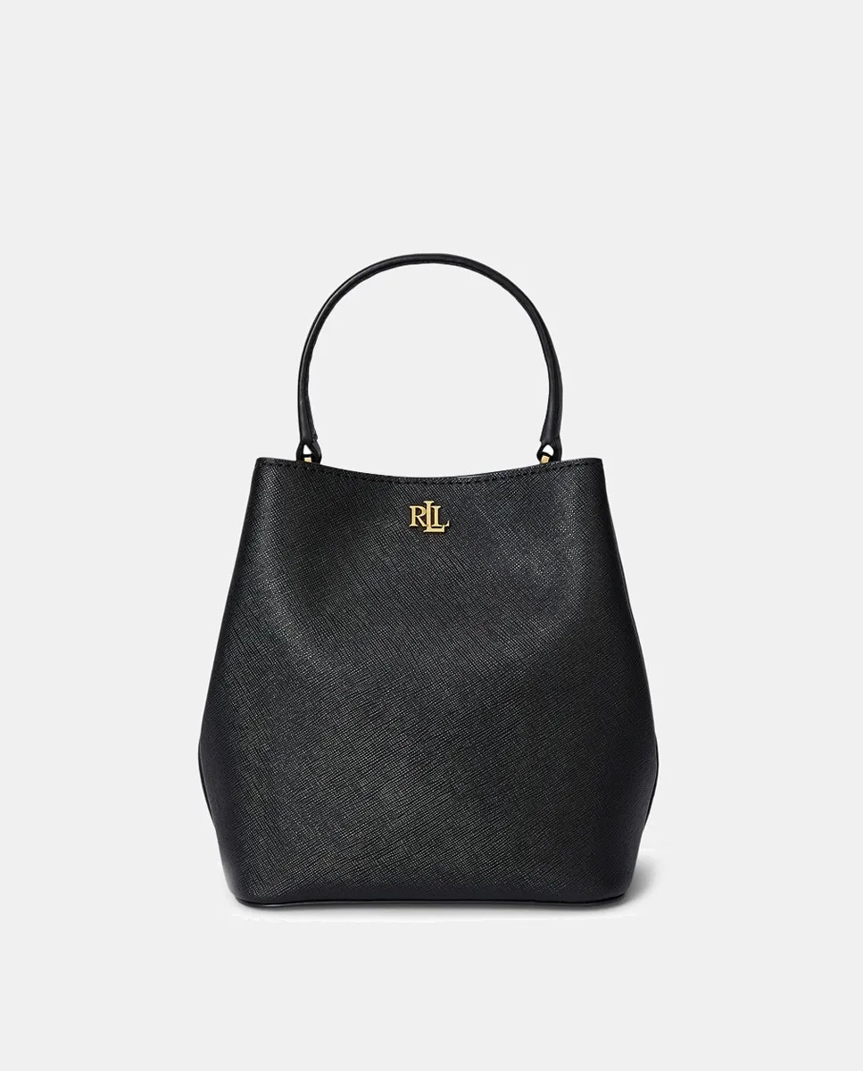 

Маленькая кожаная сумка через плечо Lauren Ralph Lauren, черный