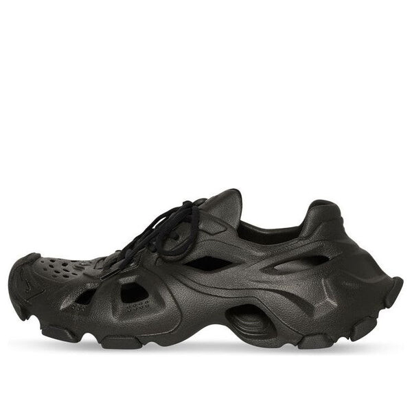 Кроссовки hd lace up cut out sneakers 'black' Balenciaga, черный