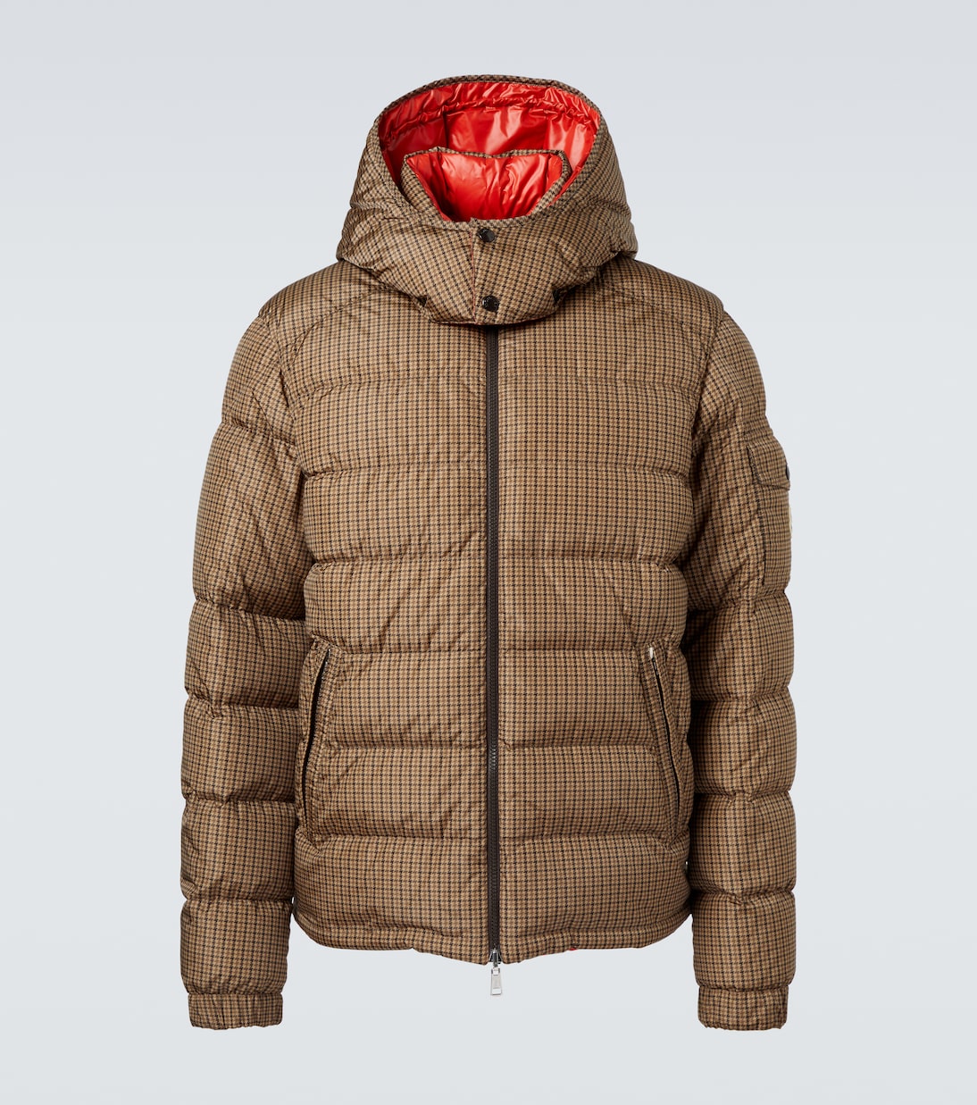 

Куртка Jonage с капюшоном на пуху Moncler, Micro Pied De Poule