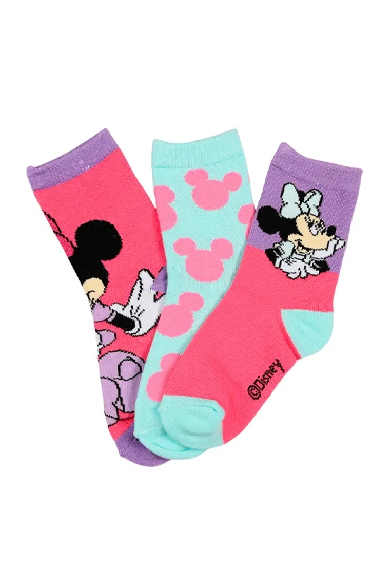 Носки детские 6 пар Disney Minnie Mouse, разноцветный — фото 4