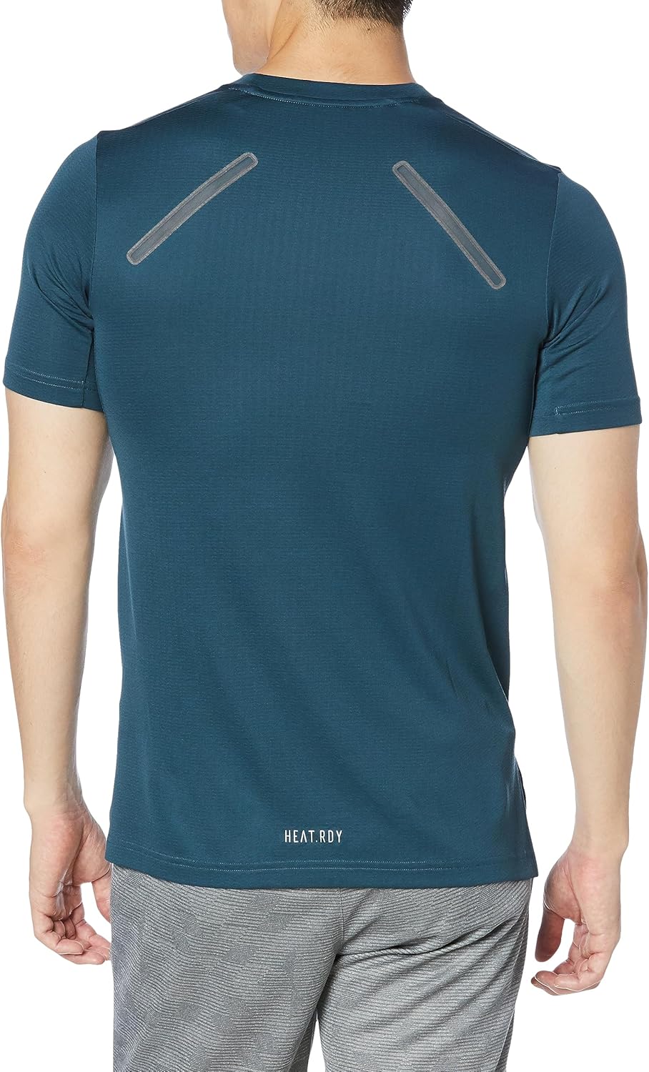Мужская футболка с коротким рукавом Adidas HEAT. RDY HIIT Elevated Training DKV90, быстросохнущая, с охлаждающей технологией — фото 2