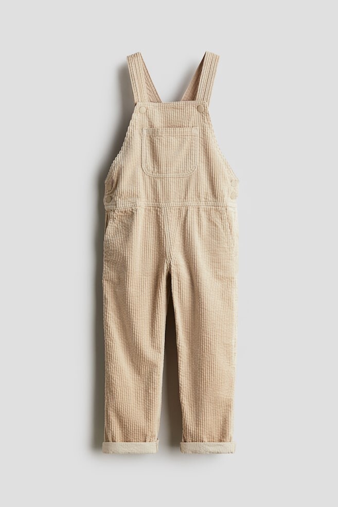 

Вельветовый комбинезон H&M, бежевый