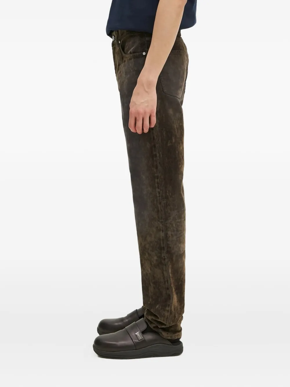 

Хлопковые джинсы Helmut Lang, зеленый