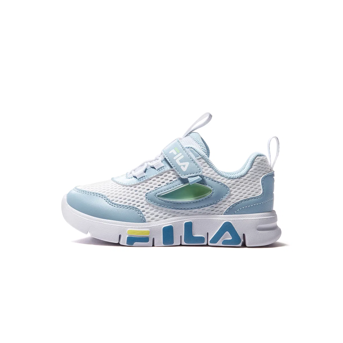 Детские кроссовки для бега PERFORMANCE FPH slip resistant, abrasion resistant, rebound low top White Blue FILA KIDS