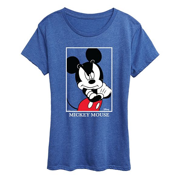 

Женская футболка с принтом Mickey Mouse в безумной позе Disney, Heather Royal Blue, Синий, Женская футболка с принтом Mickey Mouse в безумной позе Disney, Heather Royal Blue
