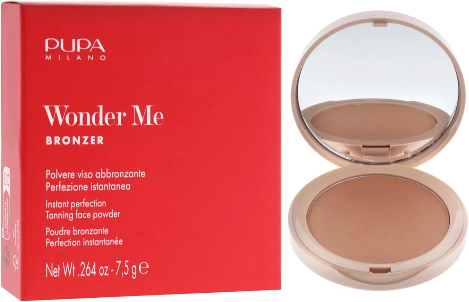 Бронзер для лица матовый PUPA Wonder Me Bronzer 002 Medium Warm 7.48 г — фото 3