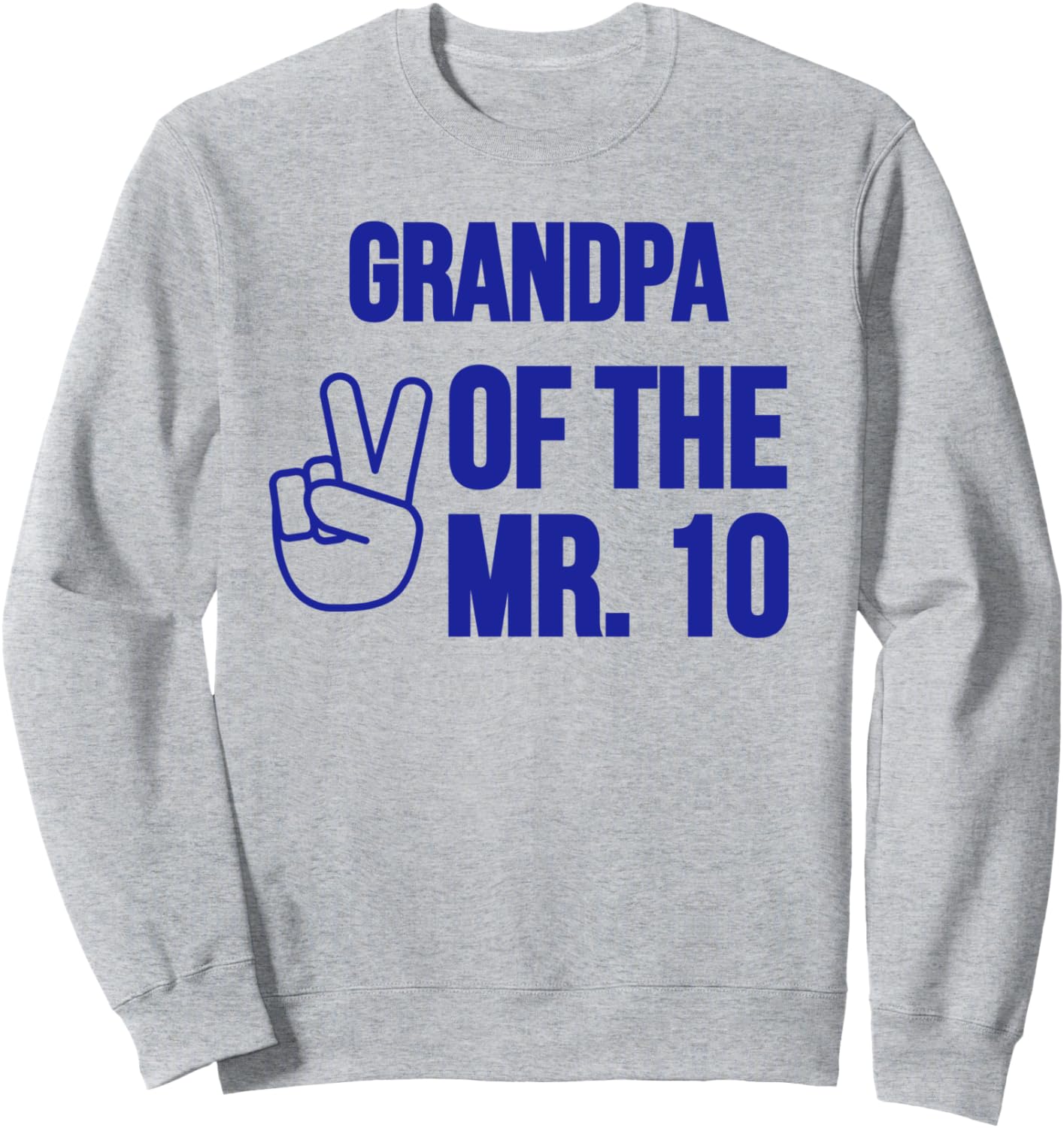 

Зеленая толстовка с двойной цифрой «Дедушка мистера 10» к 10-летию Family Look Double Digits Theme Decorations Gifts