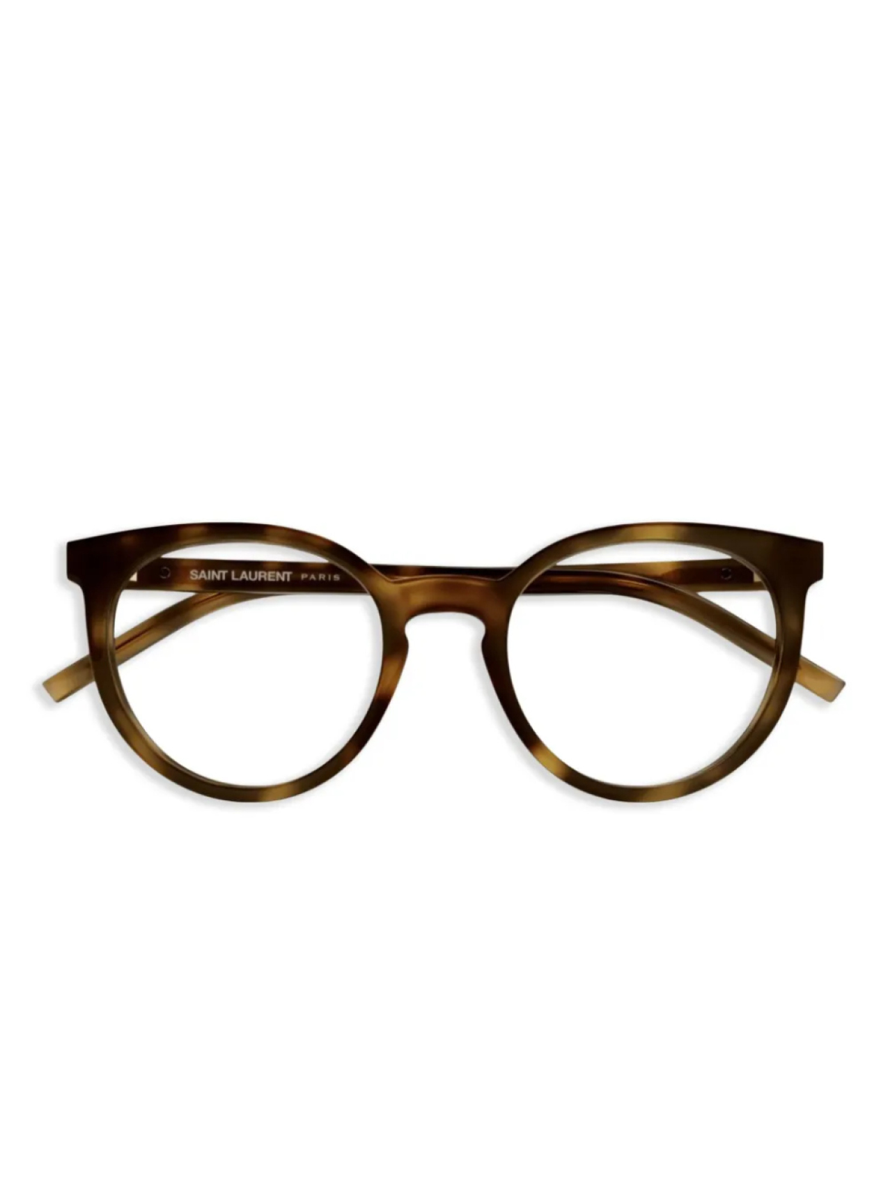 

Круглые очки Saint Laurent Eyewear, коричневый