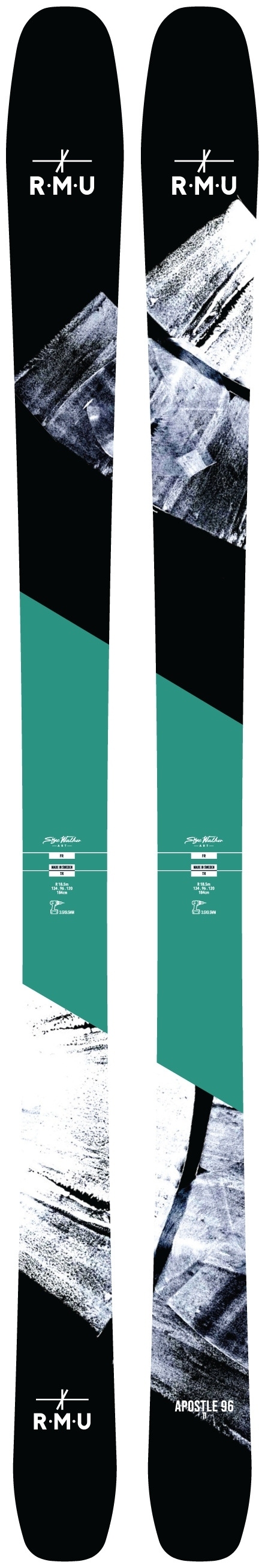

Новые лыжи RMU Apostle 96 Ti 2026 184см