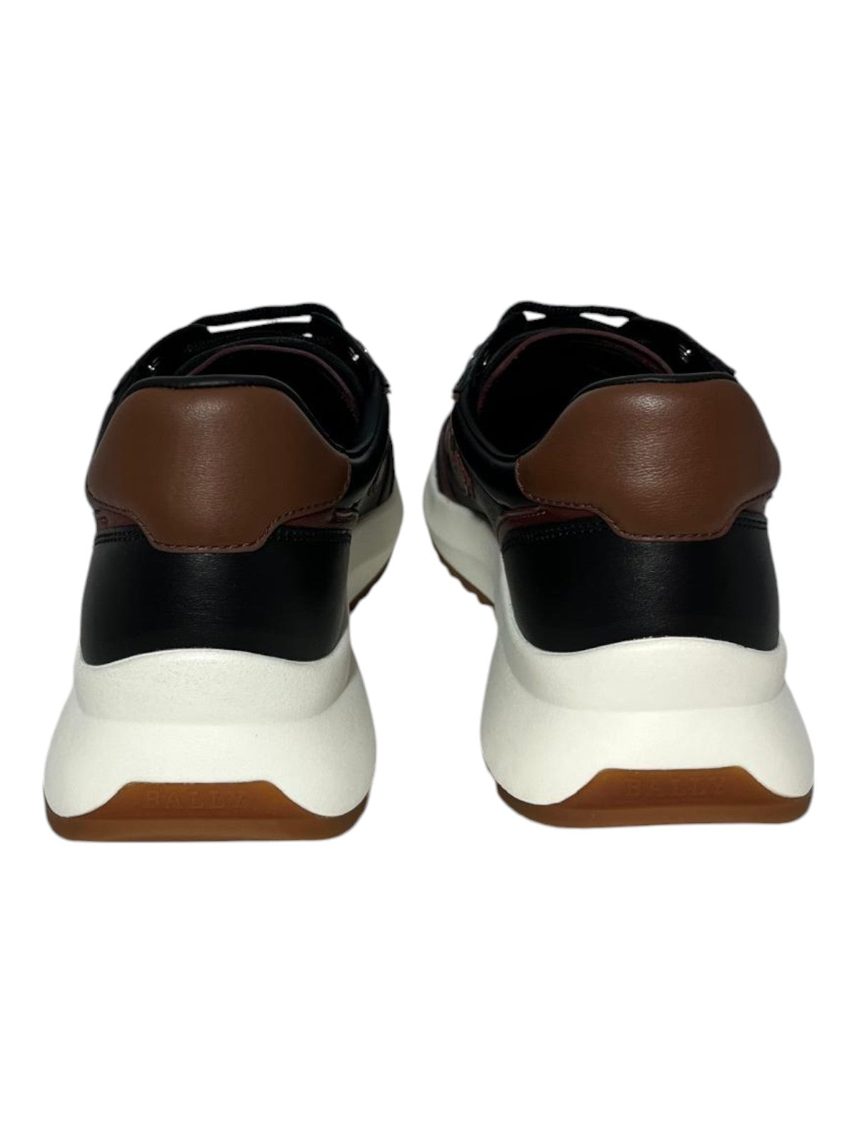 Bally Demmy 6301864 Мужские черные/красные/кожаные кроссовки Heritage Cuero — фото 4