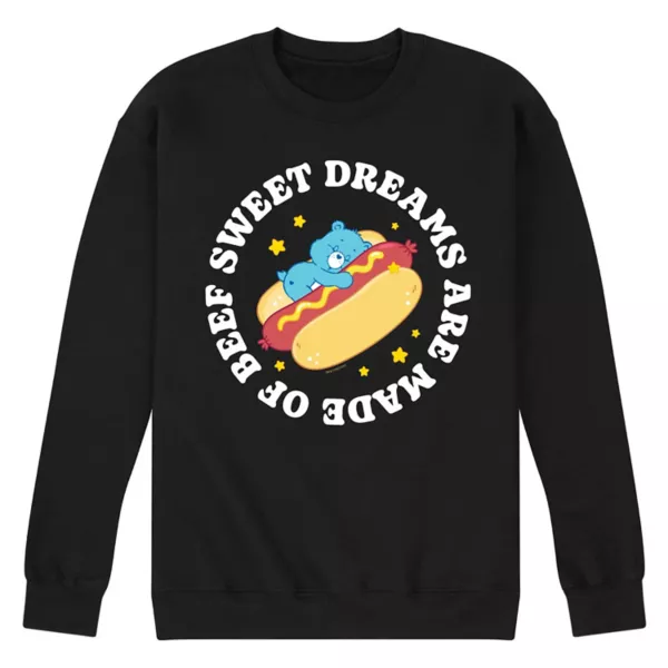 

Мужская толстовка Care Bears Sweet Dreams из говяжьего флиса Licensed Character, черный
