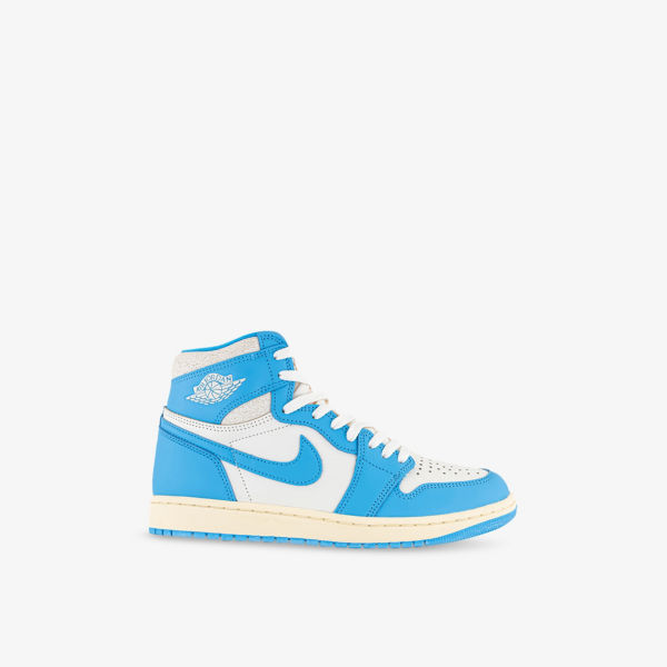 

Air Jordan 1 кожаные высокие кроссовки Jordan, синий