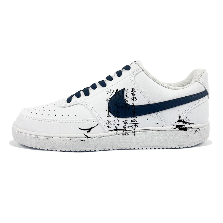 

Кроссовки Nike Court Vision 1 Skateboard Shoes Men Low-Top White, белый