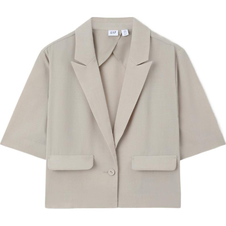 

Короткое пальто женское GAP, хаки