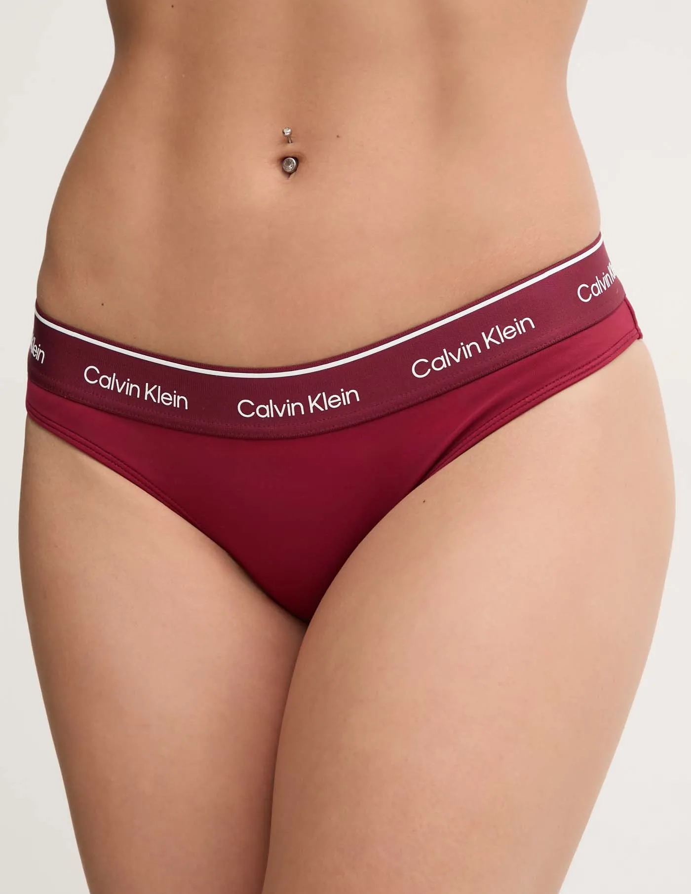 Плавки бикини Calvin Klein, гранатовый — фото 2