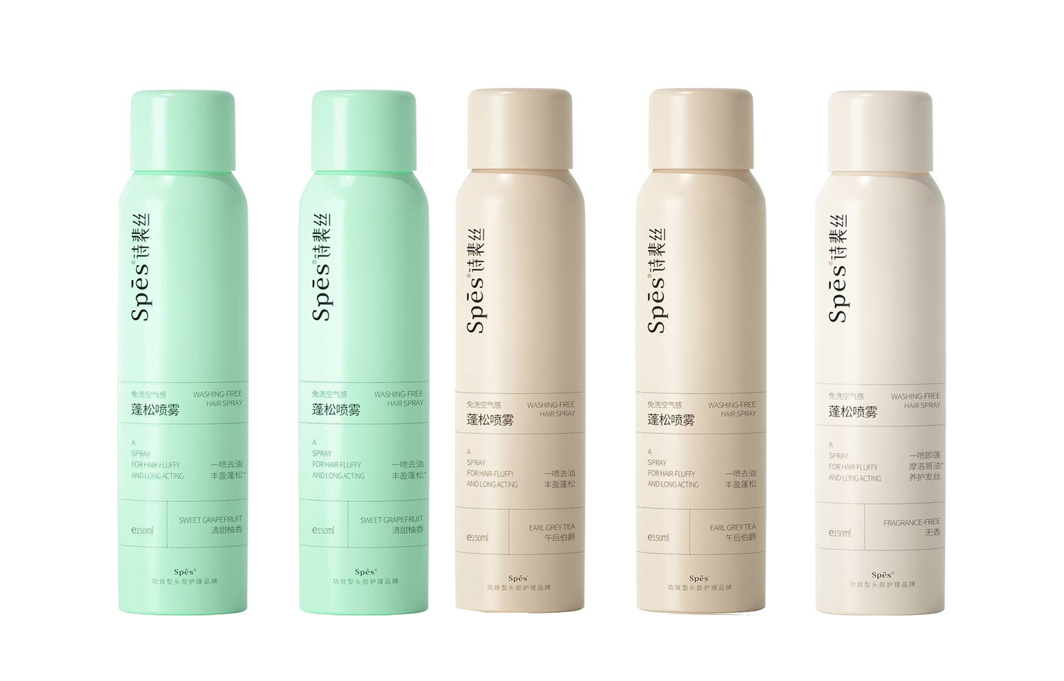 

Спрей для укладки Spes Air Feel Oil Control, придает объем и пышность волосам, без смывания, 150 мл /150 мл*2/150 мл*3/180 мл Spēs, Five-Piece Set