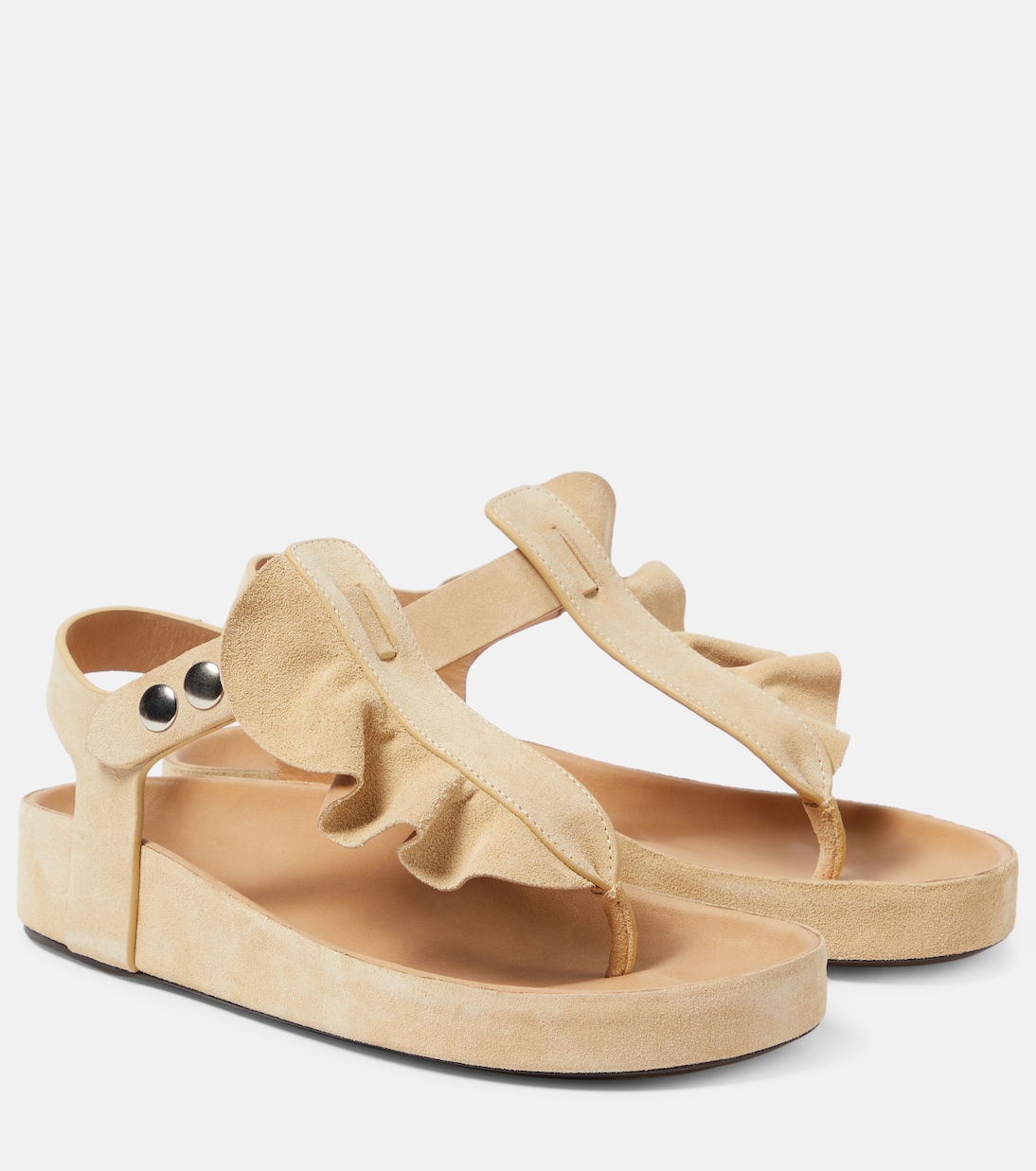 Замшевые сандалии Isela Isabel Marant, Toffee
