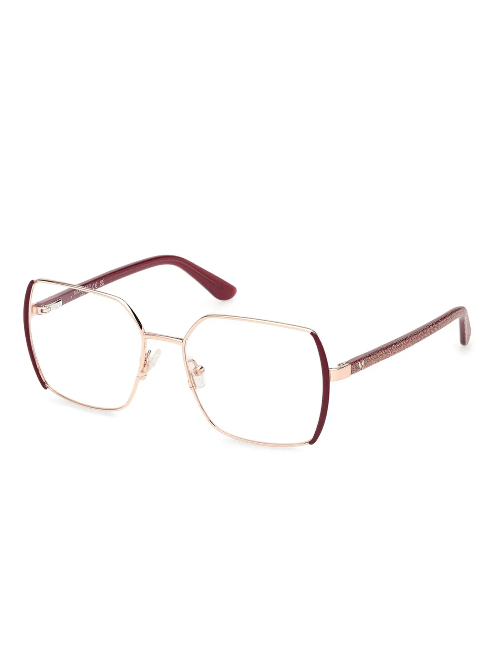 

Очки в квадратной оправе GUESS EYEWEAR, красный