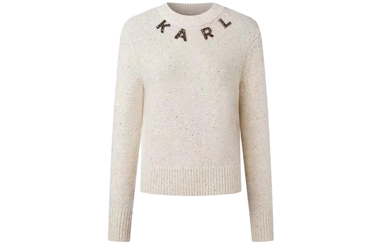 

KARL LAGERFELD / Karl Lagerfeld Jeans Женский свитер KARL LAGERFELD, белый