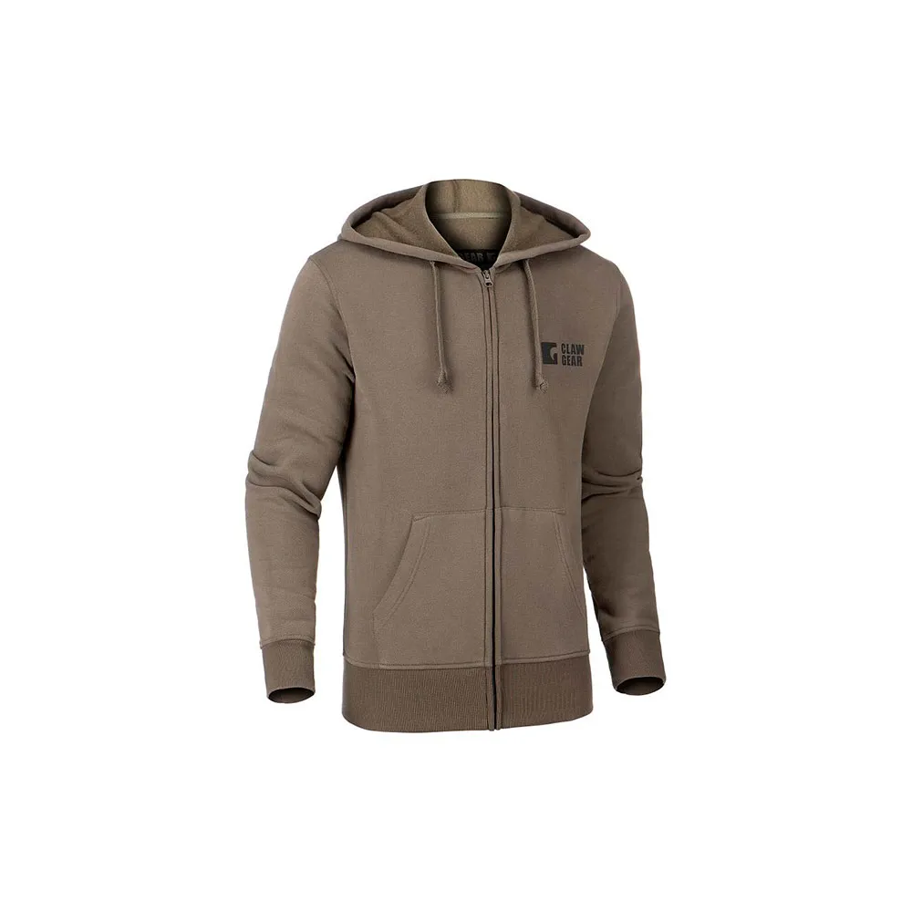 

Толстовка Clawgear Logo full zip, коричневый
