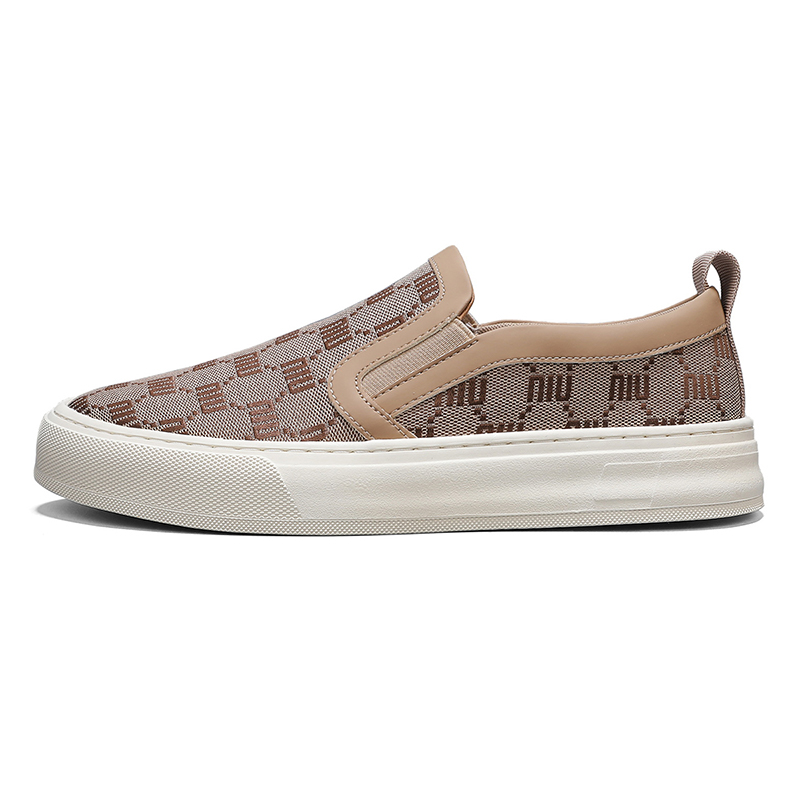 

BOLE Мужские низкие кеды бежевые, цвет Beige