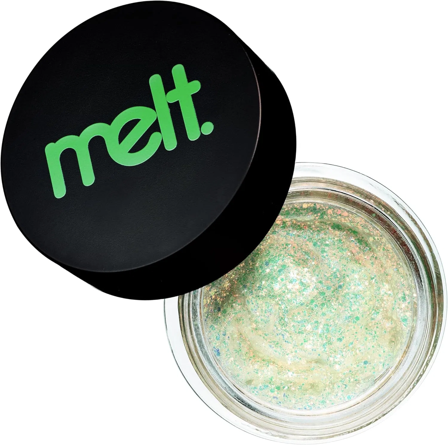 Блеск для тела Kaleidos Body Glitter Melt, черный