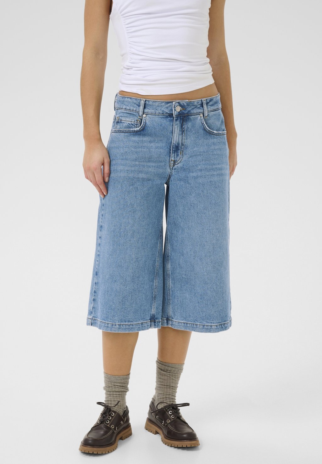 

Джинсовые шорты DANGO 139 WIDE My Essential Wardrobe, цвет Medium Blue Wash