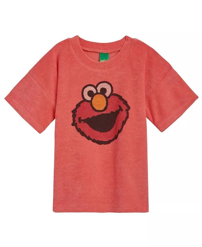 Футболка Elmo, шорты и шапка для маленьких мальчиков, комплект из 3 предметов Sesame Street, красный — фото 2