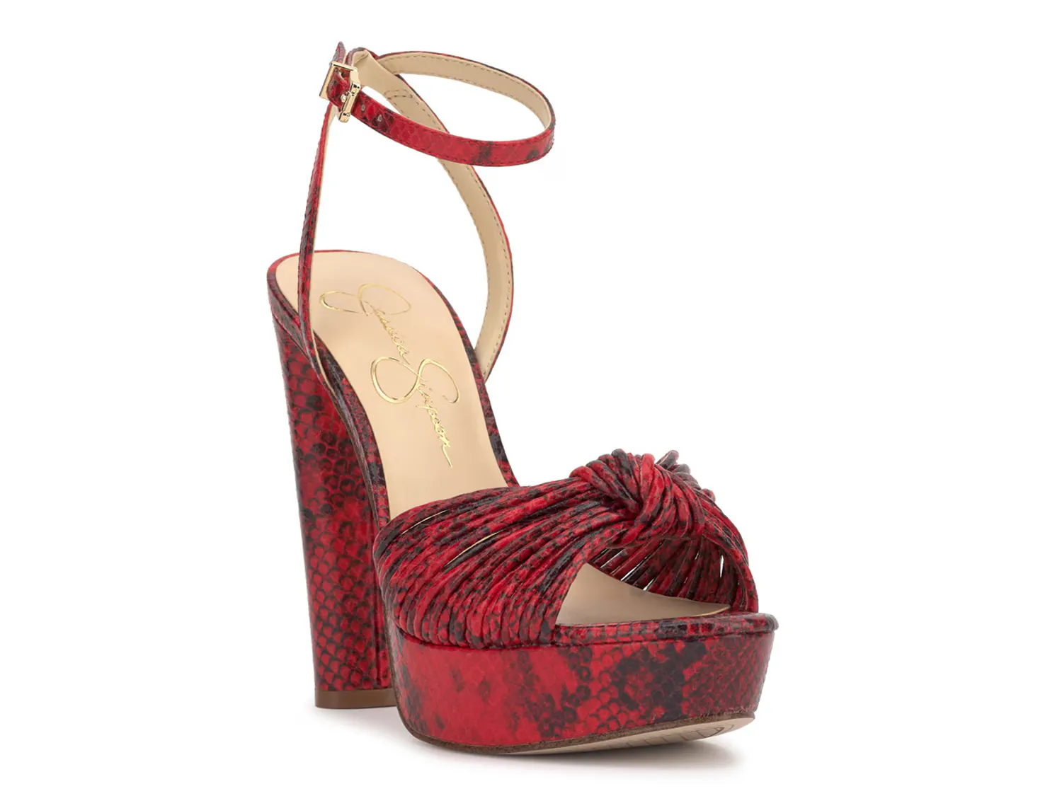 

Сандалии Immie Platform Sandal Jessica Simpson, красный