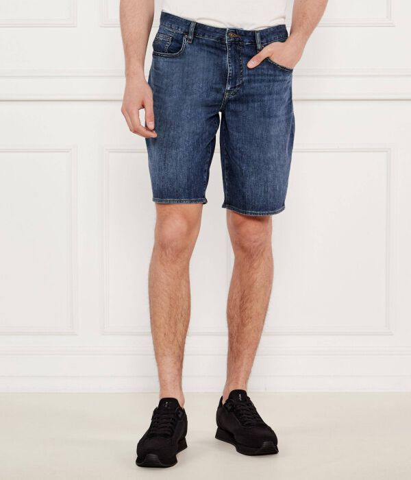 

Джинсовые шорты j65 Slim fit Armani Exchange, синий