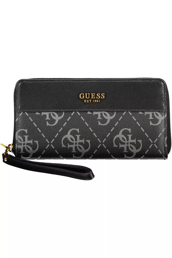 

Черный полиэтиленовый мужской кошелек Guess Shoes