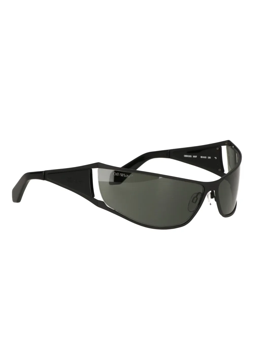 

Солнцезащитные очки с тонированными линзами в оправе Shield Off-White Eyewear, синий