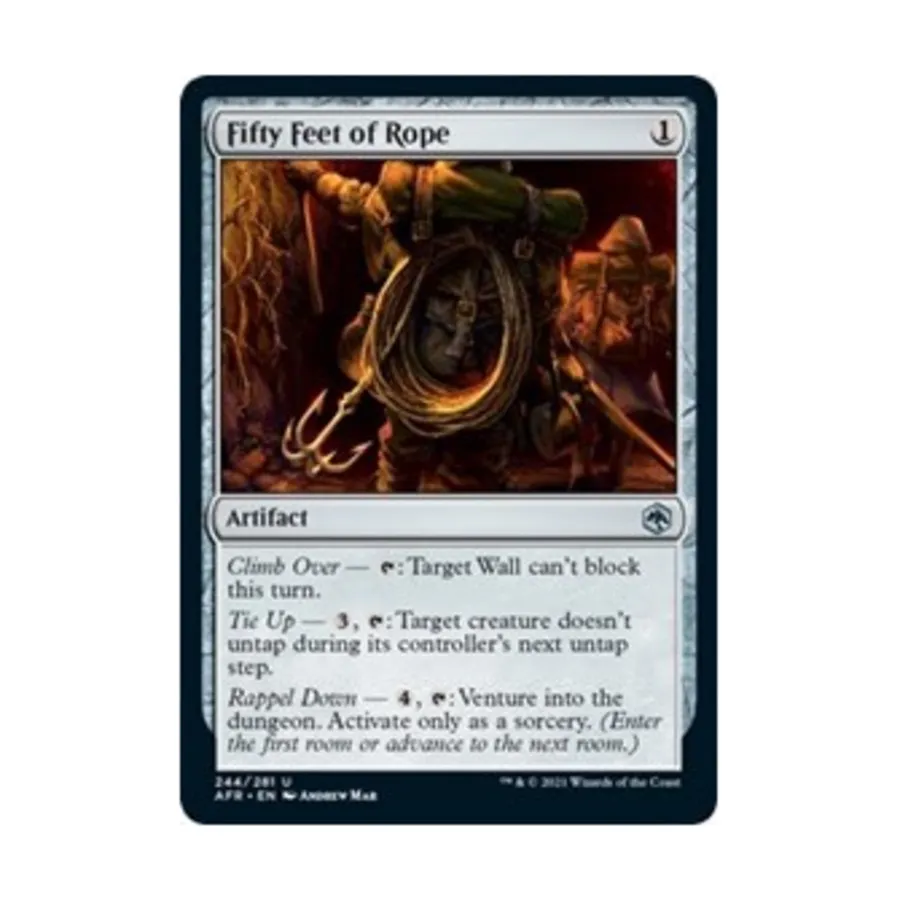 

CCG Пятьдесят футов веревки (U), MTG - Adventures in the Forgotten Realms