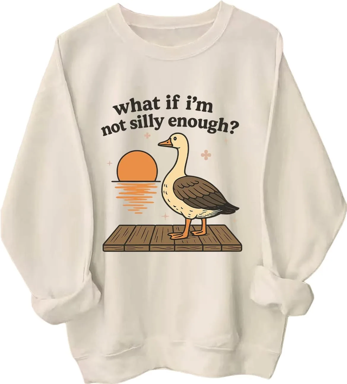 

Толстовка Funny Silly Goose Sunset MQZUO