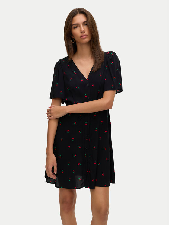 

Летнее платье стандартный крой Alba 10292845 Vero Moda, черный