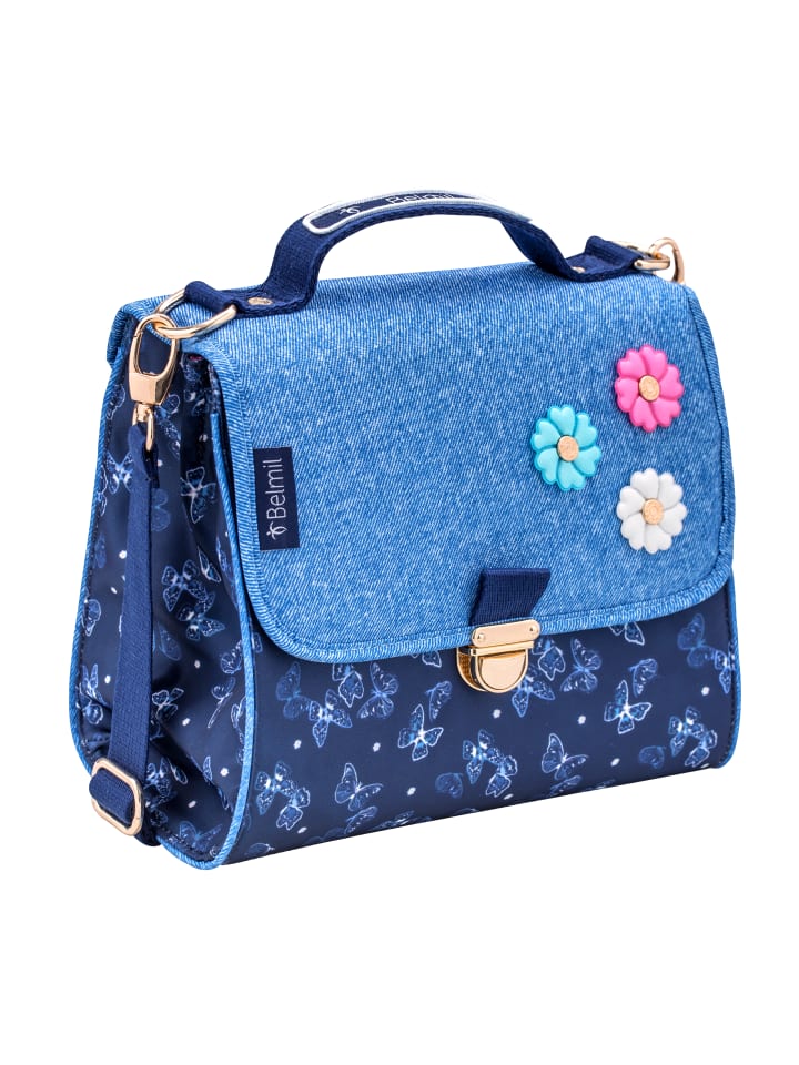 

Belmil Маленькая детская сумка через плечо премиум-класса "Сапфирово-синего" цвета