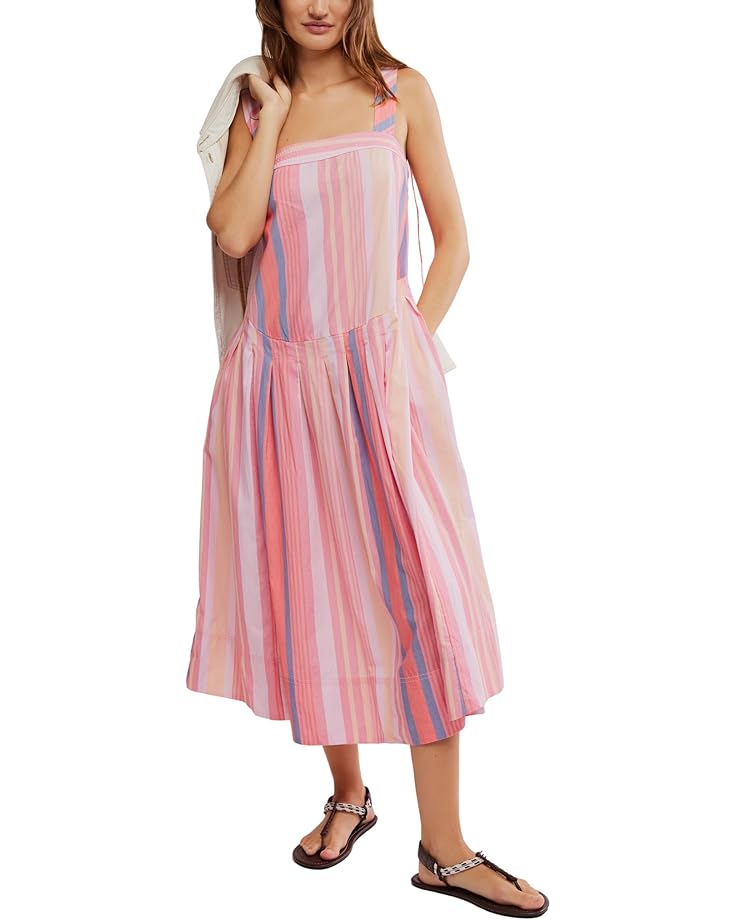 

Платье Free People Primavera Stripe Midi, цвет Strawberry Combo