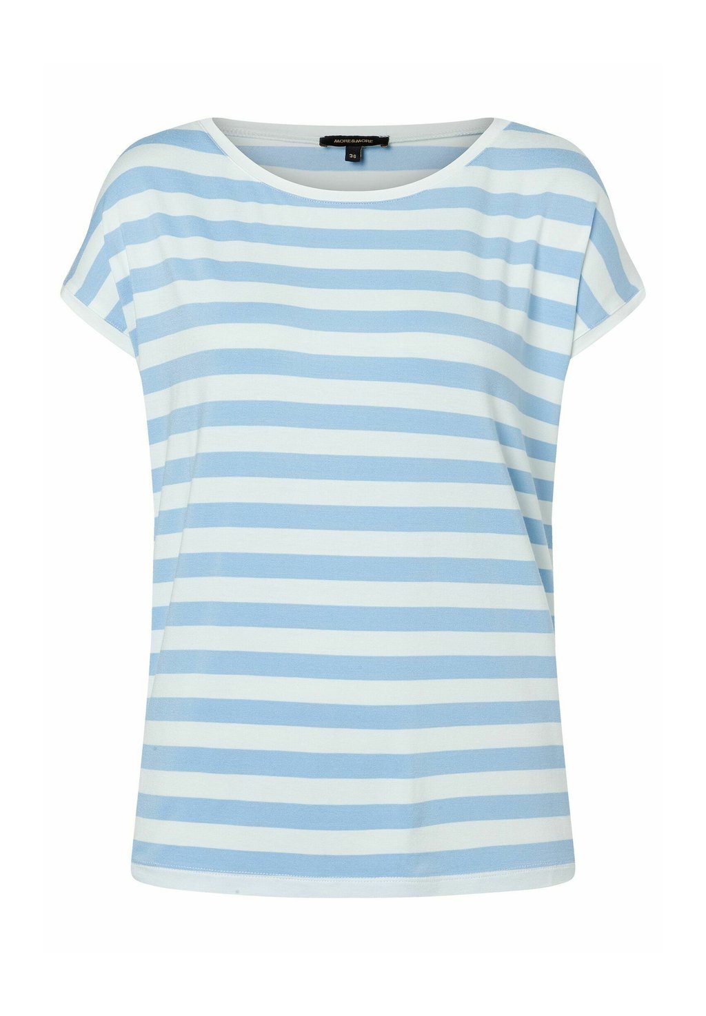 

Футболка с принтом STRIPED More & More, светло-голубой