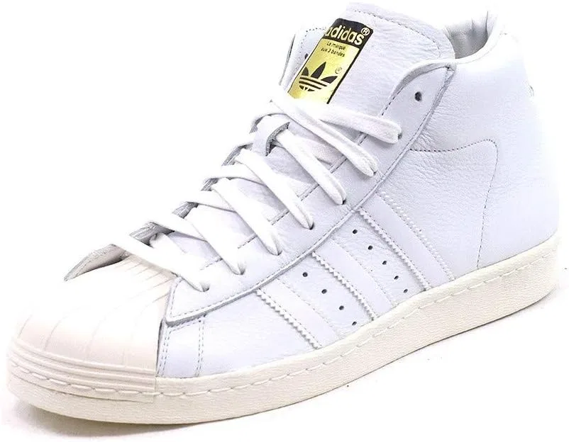 Кроссовки Adidas Pro Model Vintage D S75031, кожаные, белые, размер 43
