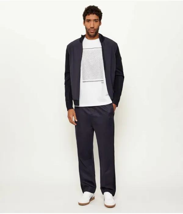 Футболка с принтом TS_Tour regular fit Boss Green, белый — фото 2