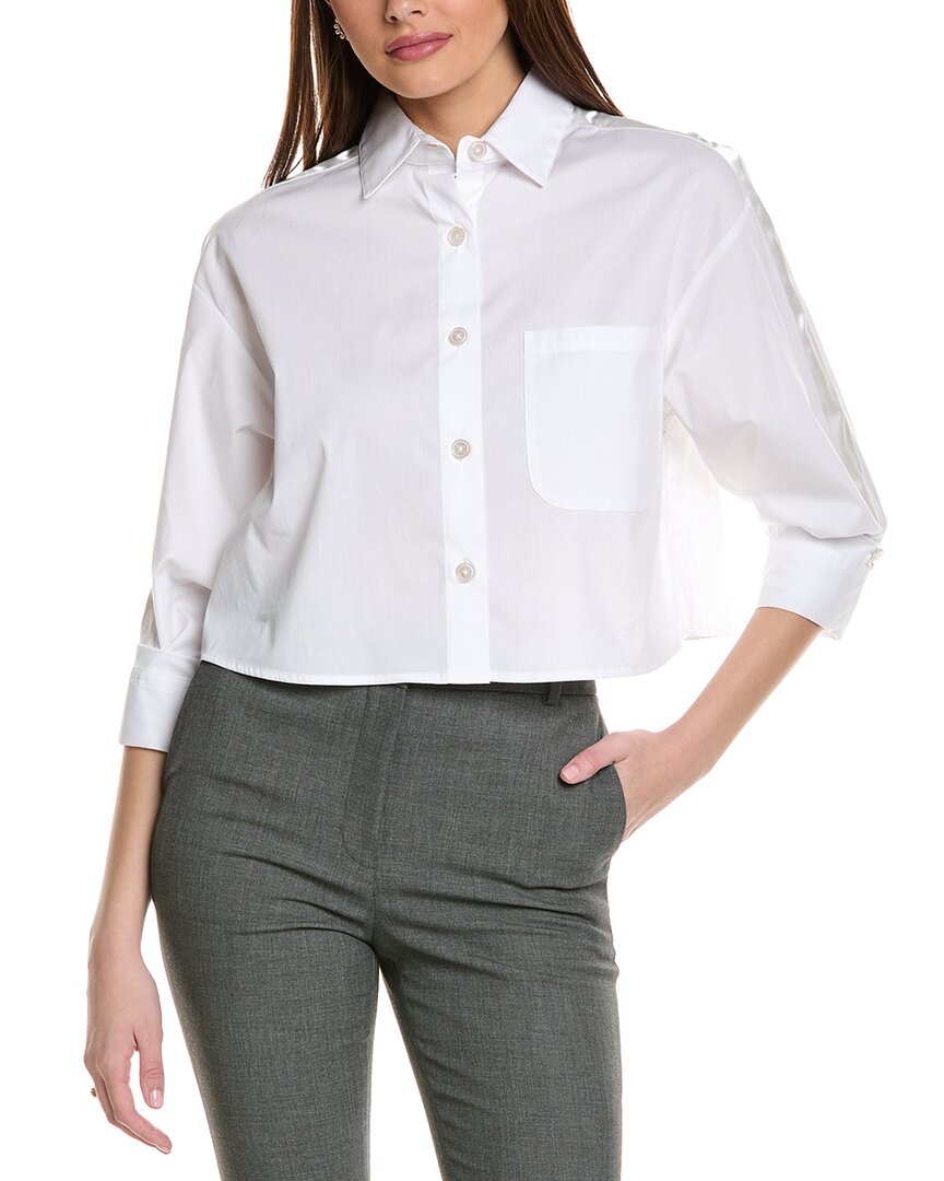

Укороченная рубашка Kenneth Cole, белый
